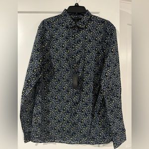 NWT John Varvatos Floral Button Down